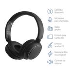 Headphone Fone de Ouvido Bluetooth Msx para Sony Xperia E3