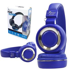 Headphone Fone Ouvido Kp-422 Azul Kp-422 Knup
