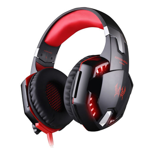 Headphone Gamer Profissional Kotion Each Som Estéreo Ps4 Pc Xbox Vermelho