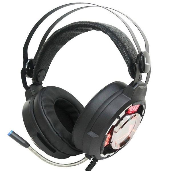 Headphone + Microfone Headset P/ Jogo Gamer Dex Df-95 7.1