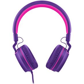 Headphone On Ear Stereo Rosa/Roxo - Pulse - PH161