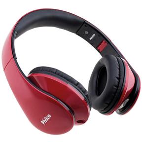 Headphone PH02V com Alças Dobráveis Vermelho - Philco