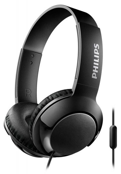 Headphone Philips Bass+ - com Microfone - Preto - SHL3075BK/00