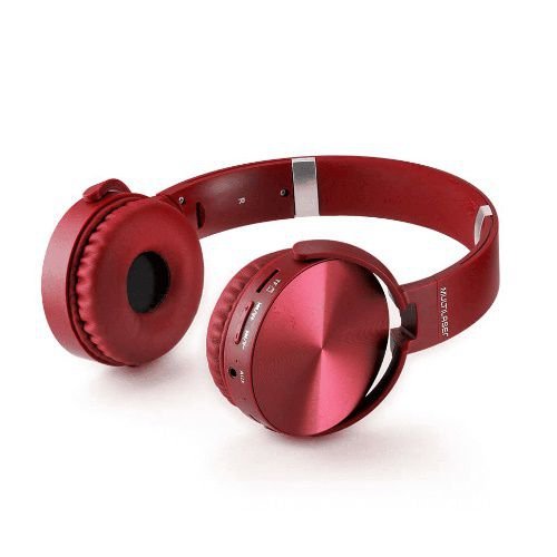 Headphone Premium Bluetooth SD/AUX/FM Vermelho Multilaser PH266