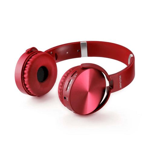Headphone Premium Bluetooth SD / AUX / FM Vermelho Multilaser PH266