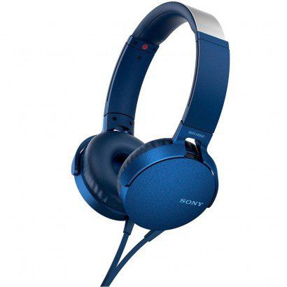 Headphone Sony Mdr-xb550ap com Extra Bass Azul - Sony