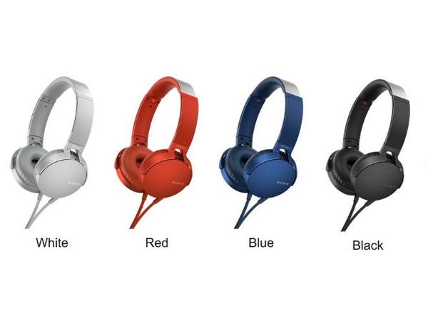 Headphone Sony Mdr-xb550ap com Extra Bass Azul