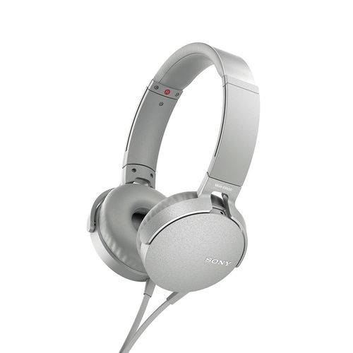 Tudo sobre 'Headphone Sony MDR-XB550AP com Extra Bass Branco'