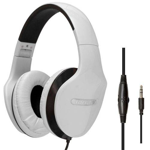 Headphone Ta-40hp Branco, Dobrável com Controle de Volume - Targus