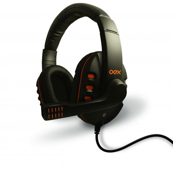 Headset Action Preto com Microfone - Oex - Headset Action - Oex