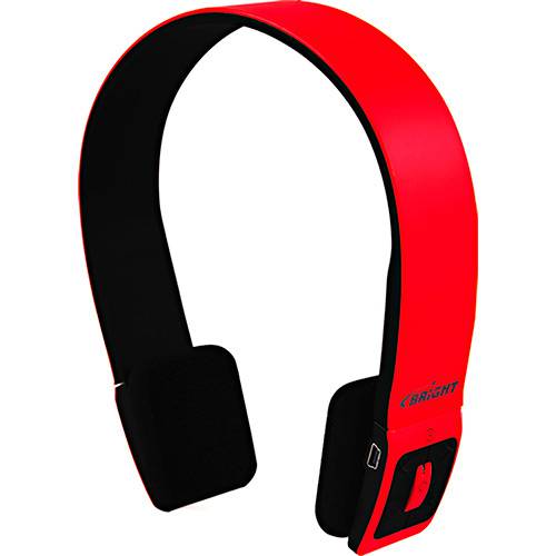 Headset Bright 0361 Bluetooth Vermelho