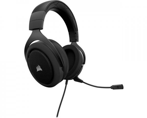 Headset Corsair HS50 Stereo Gaming Carbon (CA-9011170-NA)