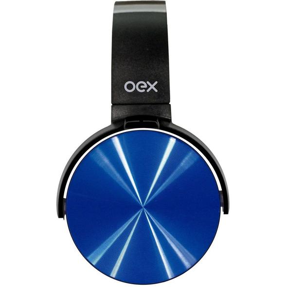 Headset Cosmic OEX Bluetooth HS309 Preto e Azul