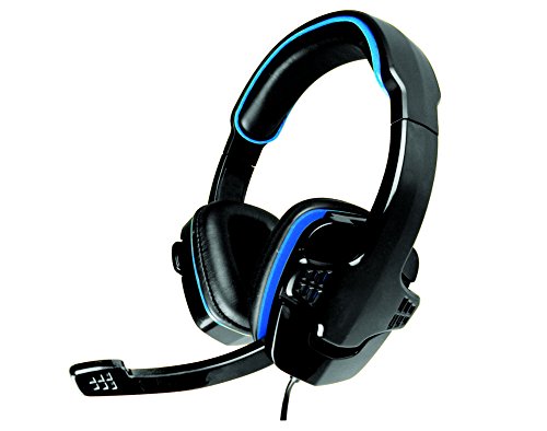 Headset Gamer AR-S501 Preto com Azul C/microfone K-MEX