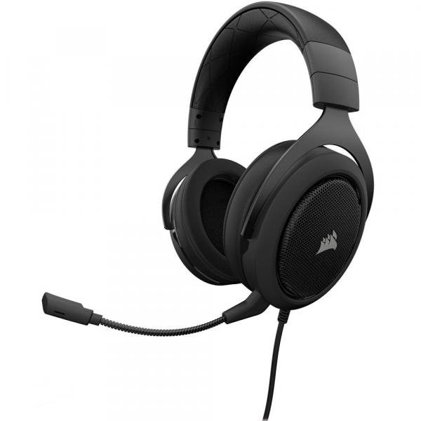 Headset Gamer Corsair HS50 Stereo 2.0 Preto P2 CA-9011170-NA