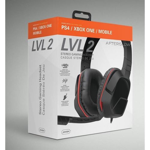 Headset Gamer Estéreo com Fio Afterglow Lvl 2 - Ps4/xbox One