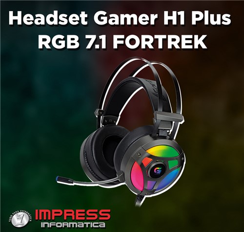 Headset Gamer Fortrek G Pro H1 7.1 RGB