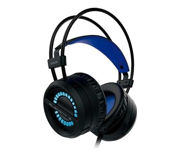 Headset Gamer G331 Element G Led Azul P2