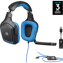 Headset Gamer G430 Surround Sound 7.1 PC - Logitech