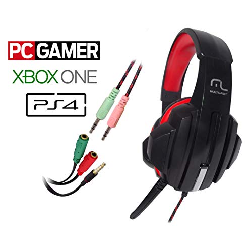 Headset Gamer Multilaser Fone com Microfone para Computador PC Notebook PS4 XBOX-ONE - PH120