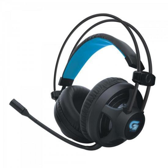 Headset Gamer Pro H2 P2 Usb Led Azul Fone de Ouvido Fortrek