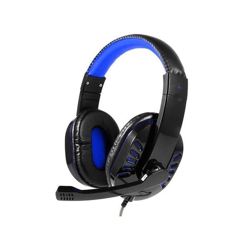 Headset Gamer Ps4 Fone Ouvido com Microfone Usb P2 Led Celular Jogos Exbom Hf-g310p4 Preto Azul