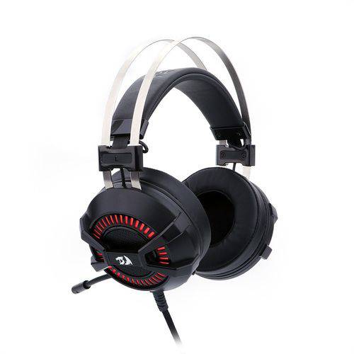 Headset Gamer Redragon Bio Preto Usb e P2 com Microfone - H8