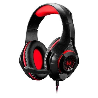 Headset Gamer Warrior Rama P3+USB Stereo Adaptador P2 LED