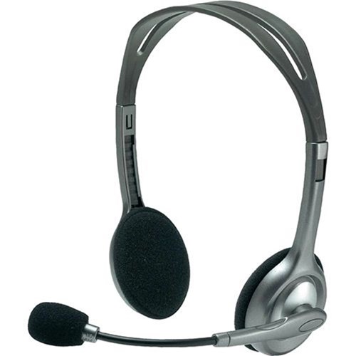 Headset Logitech H110 Prata - Ps/2 com Microfone