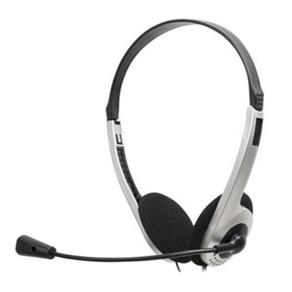 Headset Multimídia Lite com Microfone Hb-101 Prata/Preto