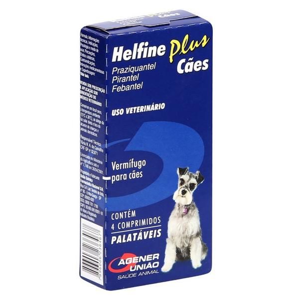 Helfine Plus Cães - 4 Comprimidos - Outros