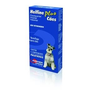 Helfine Plus Caes - 4 Comprimidos