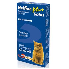 Tudo sobre 'Helfine Plus para Gatos 2 Comprimidos'