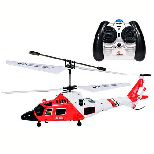 Helicóptero Controle Remoto Falcão 3 Canais com Giroscopio