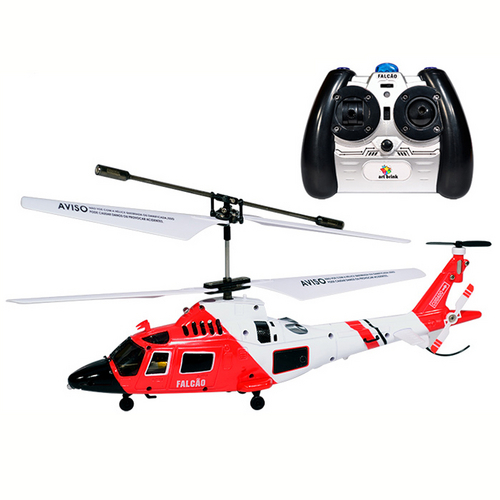 Helicóptero Controle Remoto Falcão 3 Canais com Giroscopio