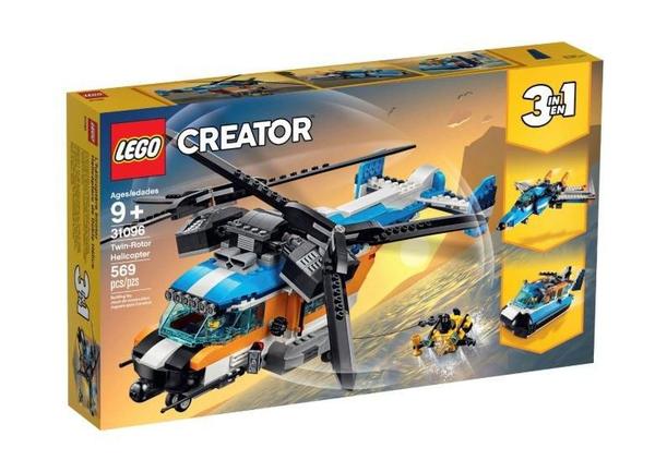 Helicoptero de Duas Helices Lego