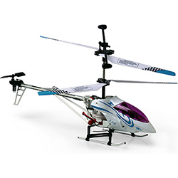 Helicóptero Perfomer 3.5 Branco e Azul C/ Controle Remoto - Homeplay