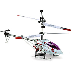 Helicóptero Perfomer 3.5 Branco e Vermelho C/ Controle Remoto - Homeplay