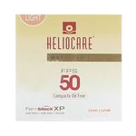 Heliocare Max Defense Base Compacta Oil Free Toque Seco Fps50 Cor Light com 10 Gramarelos