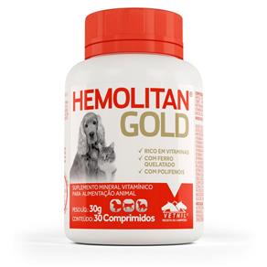 Hemolitan Gold Suplemento Vitamínico 30 Comprimidos