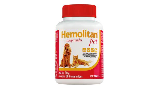Hemolitan Pet para Cães Vetnil 30 Comprimidos