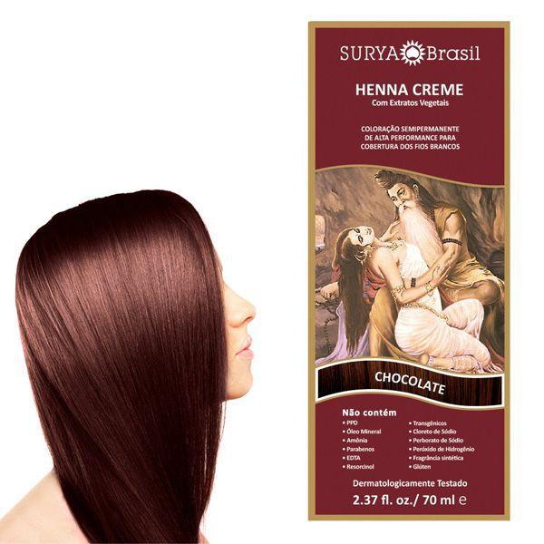 Henna Creme Chocolate Surya Brasil 70mL 13.12.P