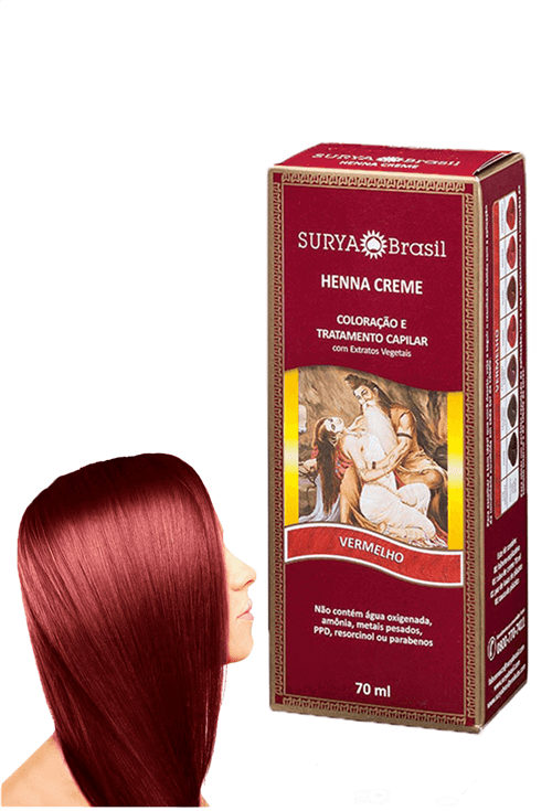 Henna Surya Creme - Vermelho