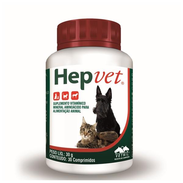 Hepvet 30 Comprimidos - Vetnil