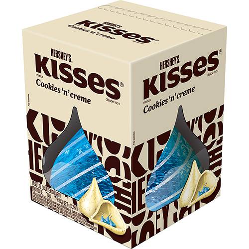 Tudo sobre 'Hershey's Kisses Cokies'n'creme 215g'