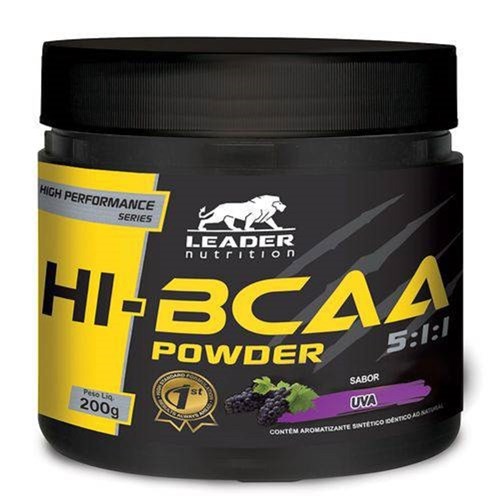 Hi- Bcaa Powder 5:1:1 200Gr - Leader Nutrition (UVA)