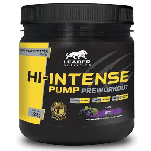 Tudo sobre 'Hi-Intense Pump 225g - Leader Nutrition'
