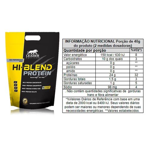 Hi Protein Blend 1,8kg - Leader Nutrition