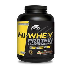 Hi-Whey Protein 100 % Concentrate (1,8Kg) - Leader Nutrition - Baunilha