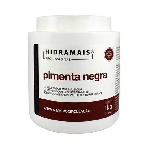 Hidramais Pimenta Negra Creme P/ Massagem 1kg